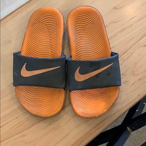Boys Nike slides size 13